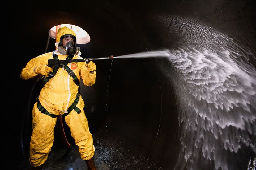 High-Pressure Cleaning & Disinfection